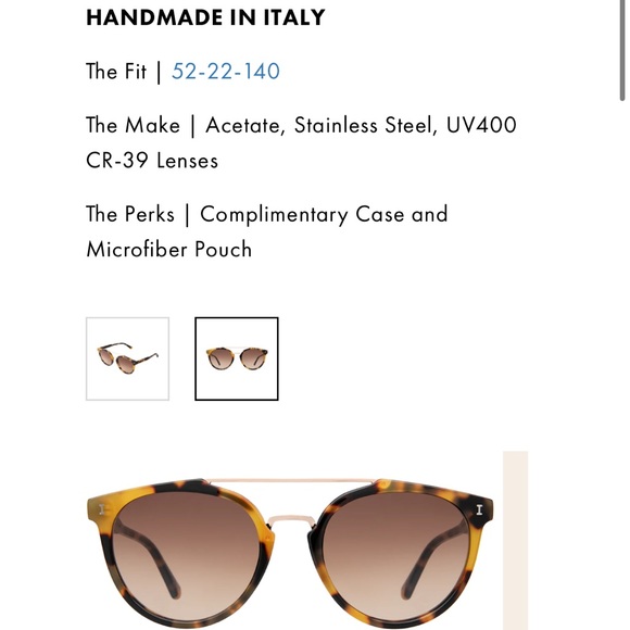 Illesteva Puglia Sunglasses - Picture 3 of 8